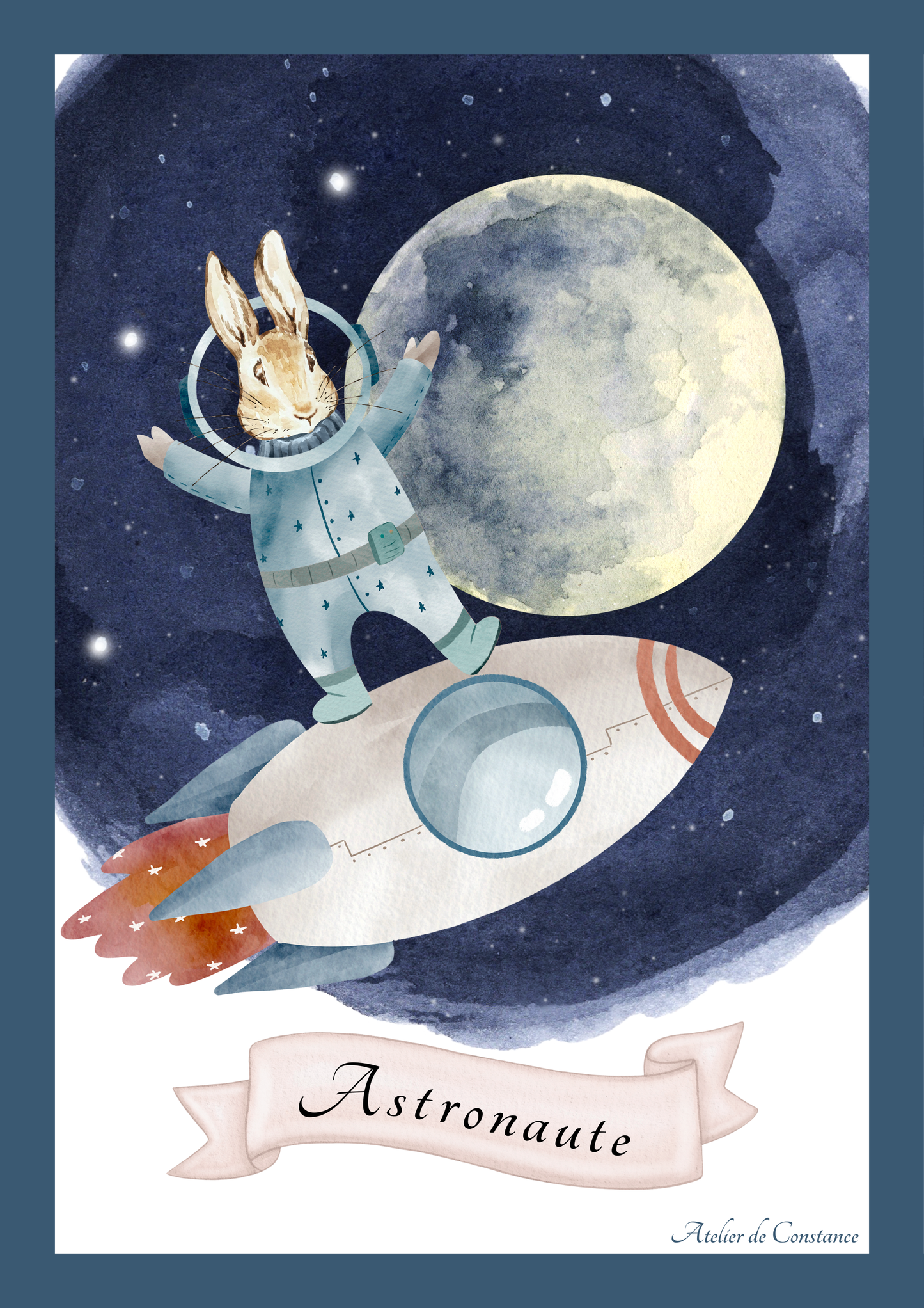 Affiche - astronaute