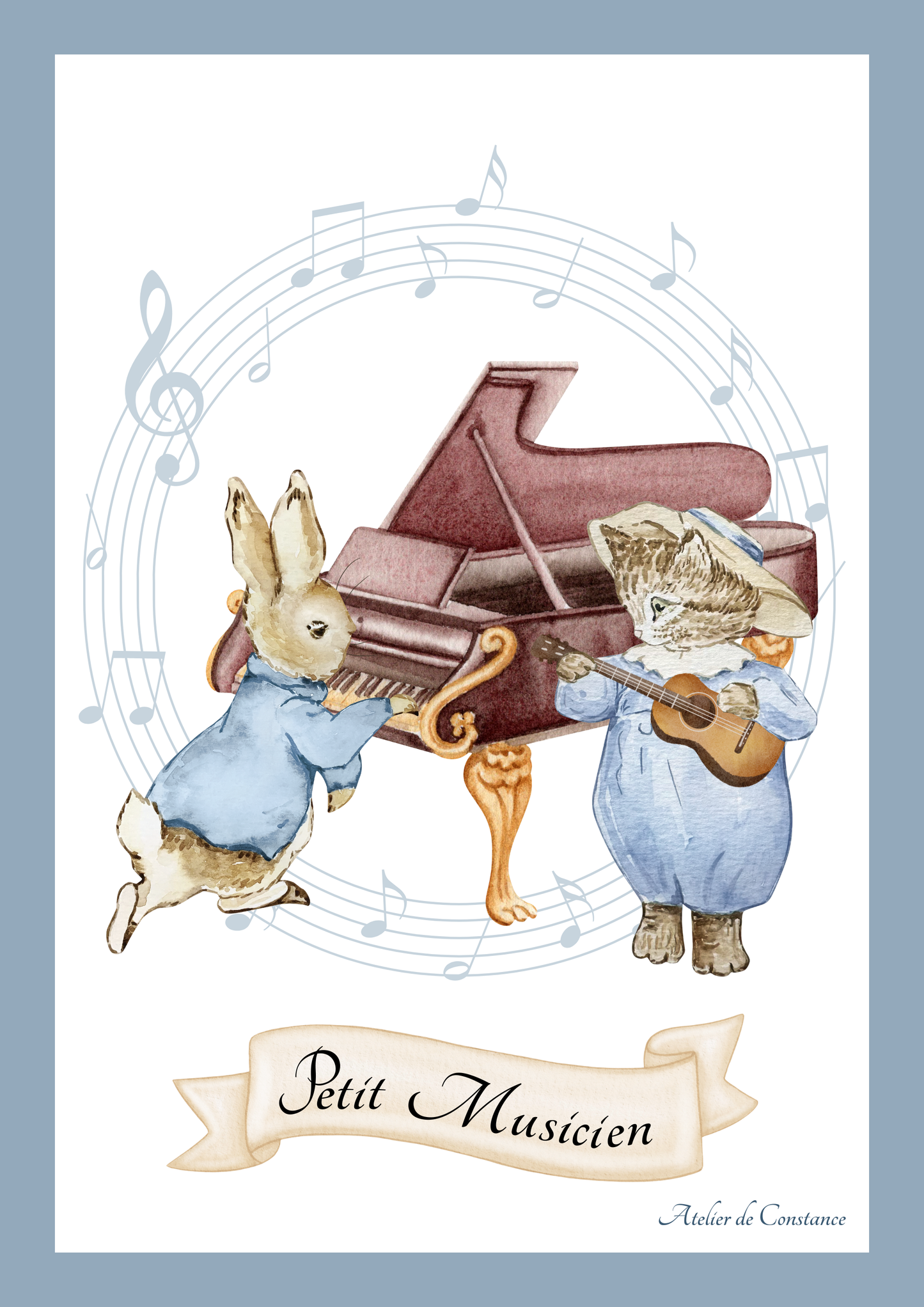 Affiche - petit musicien