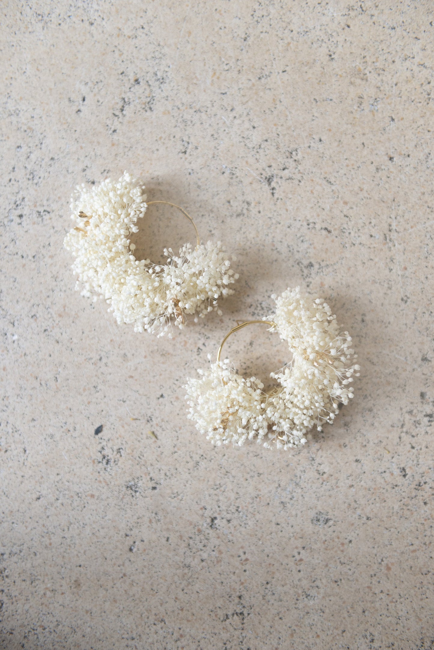 Boucles d'oreilles Belle mariée aux fleurs éternelles