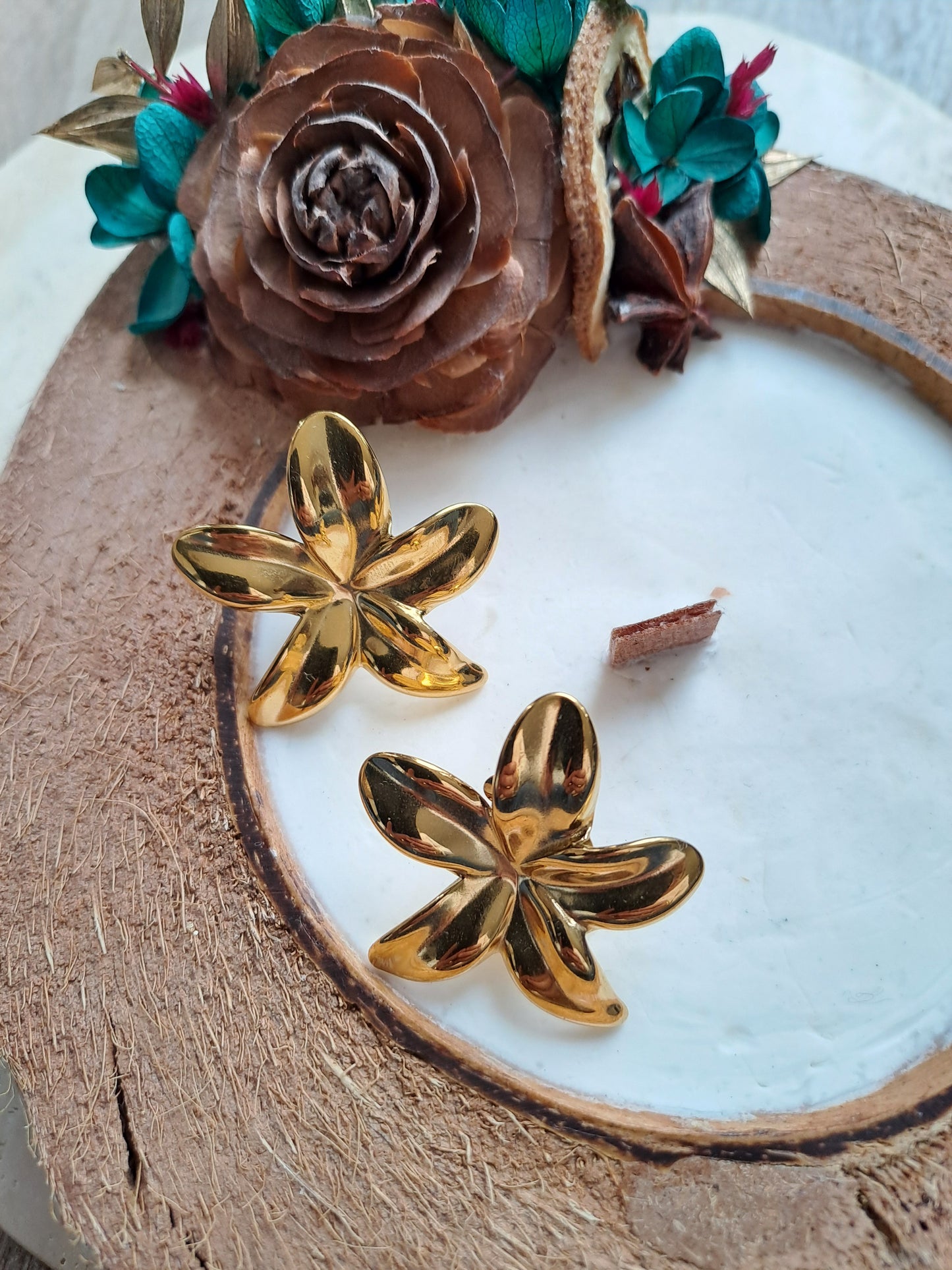 Boucle d'oreilles Tiaré
