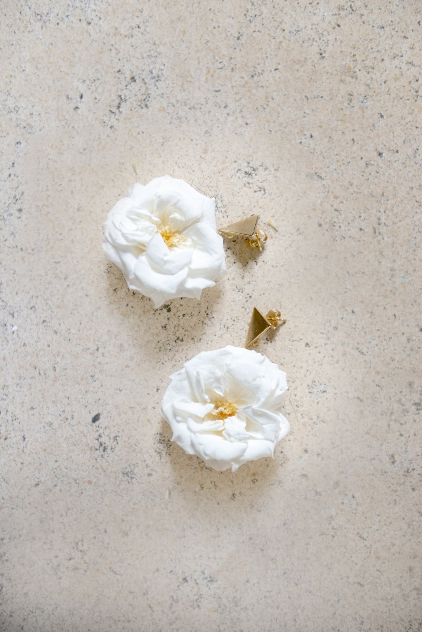 Boucles d'oreilles L'élégante aux fleurs éternelles