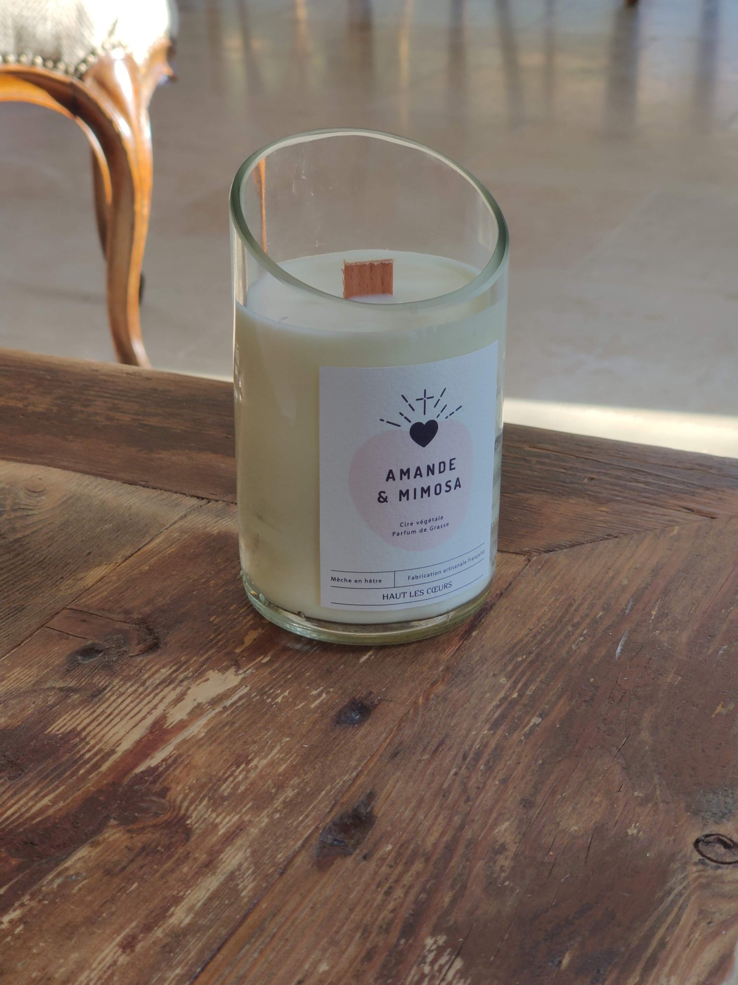 Bougie Fiat Lux - Amande Mimosa