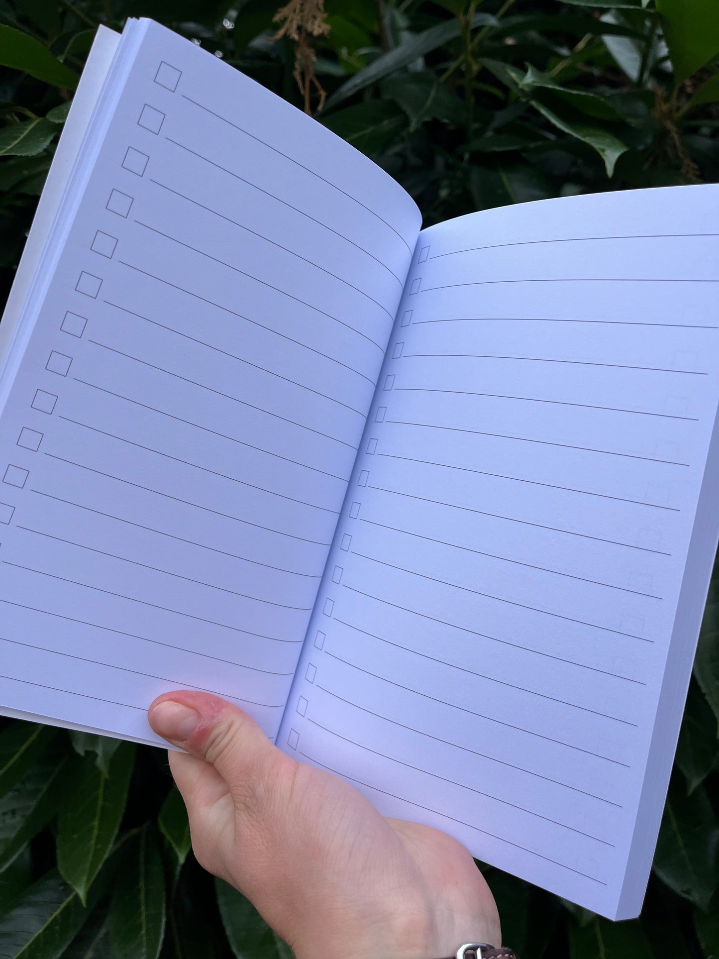 Carnet de notes "To do list" - rayures bleues