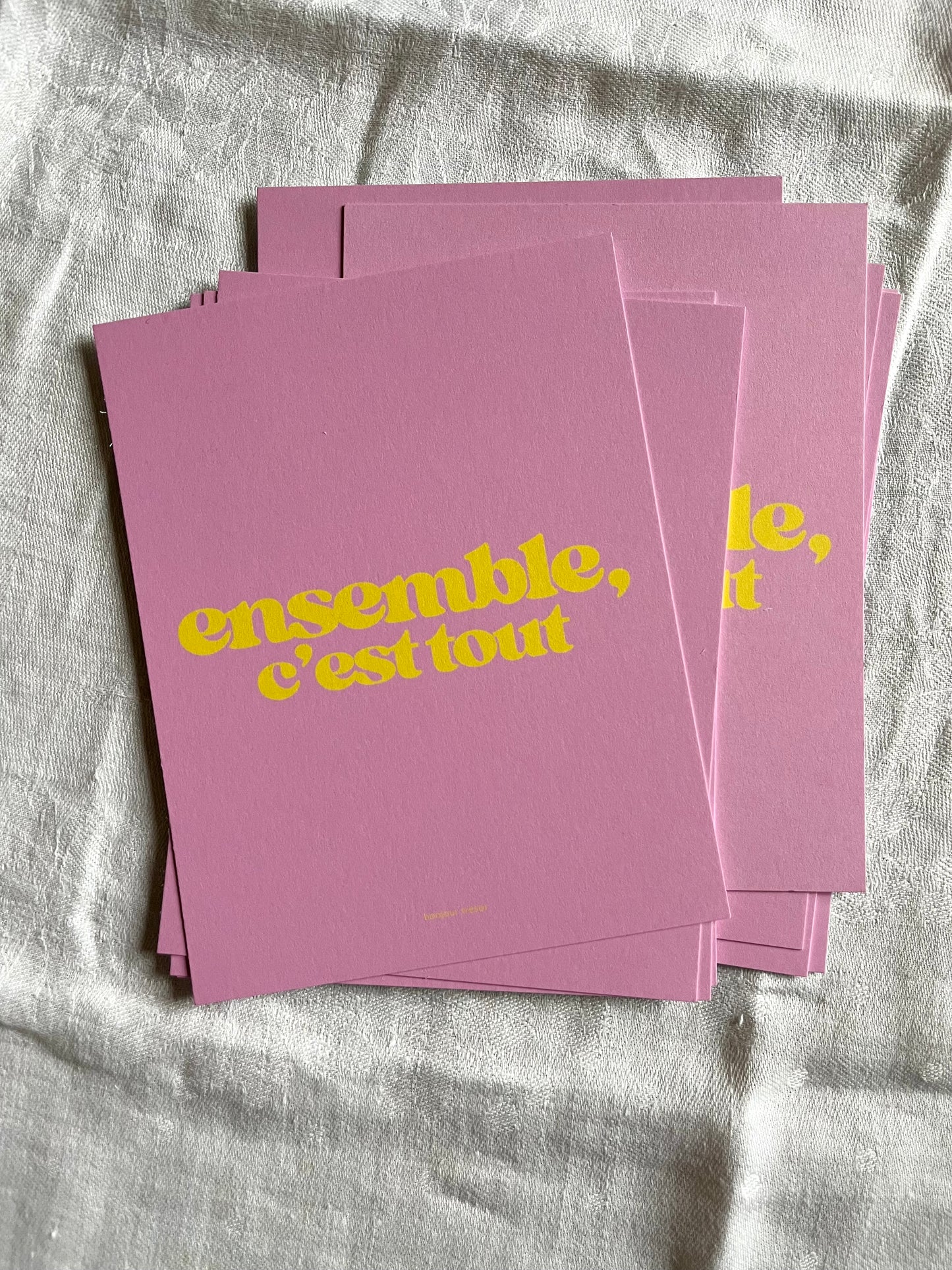Ensemble c'est tout - carte