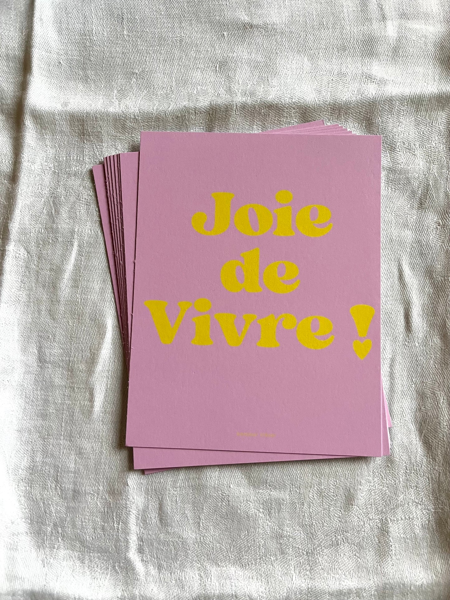 Joie de vivre - carte