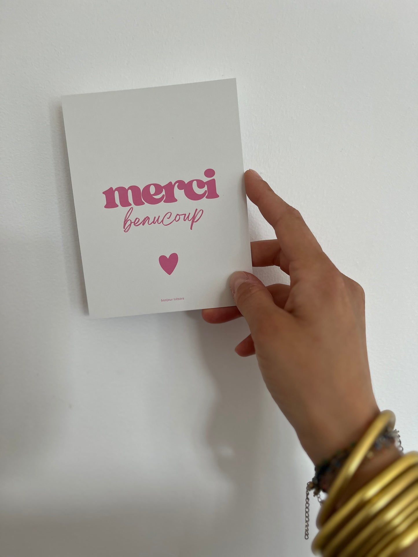 Merci beaucoup - carte