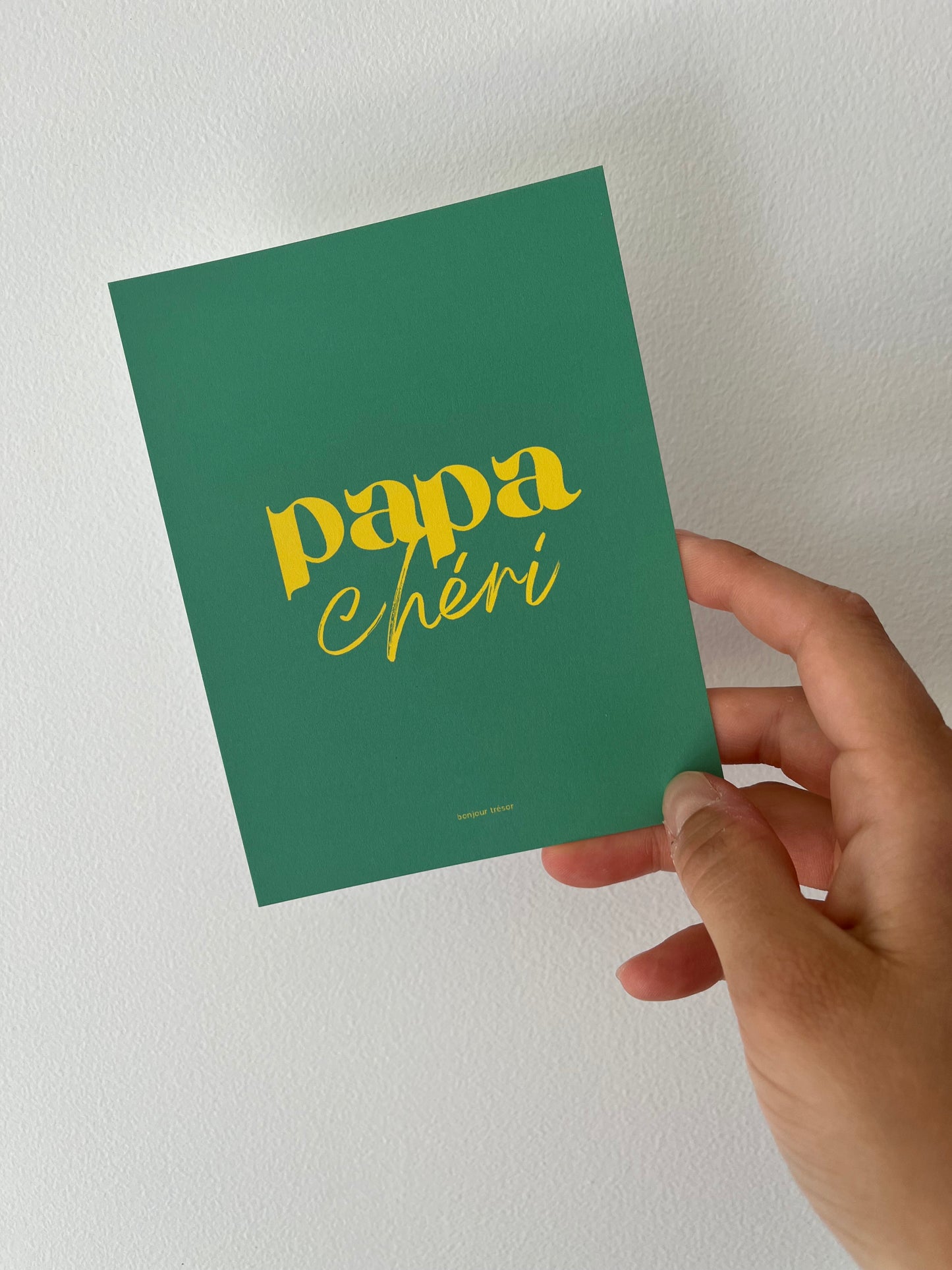 Papa chéri - carte