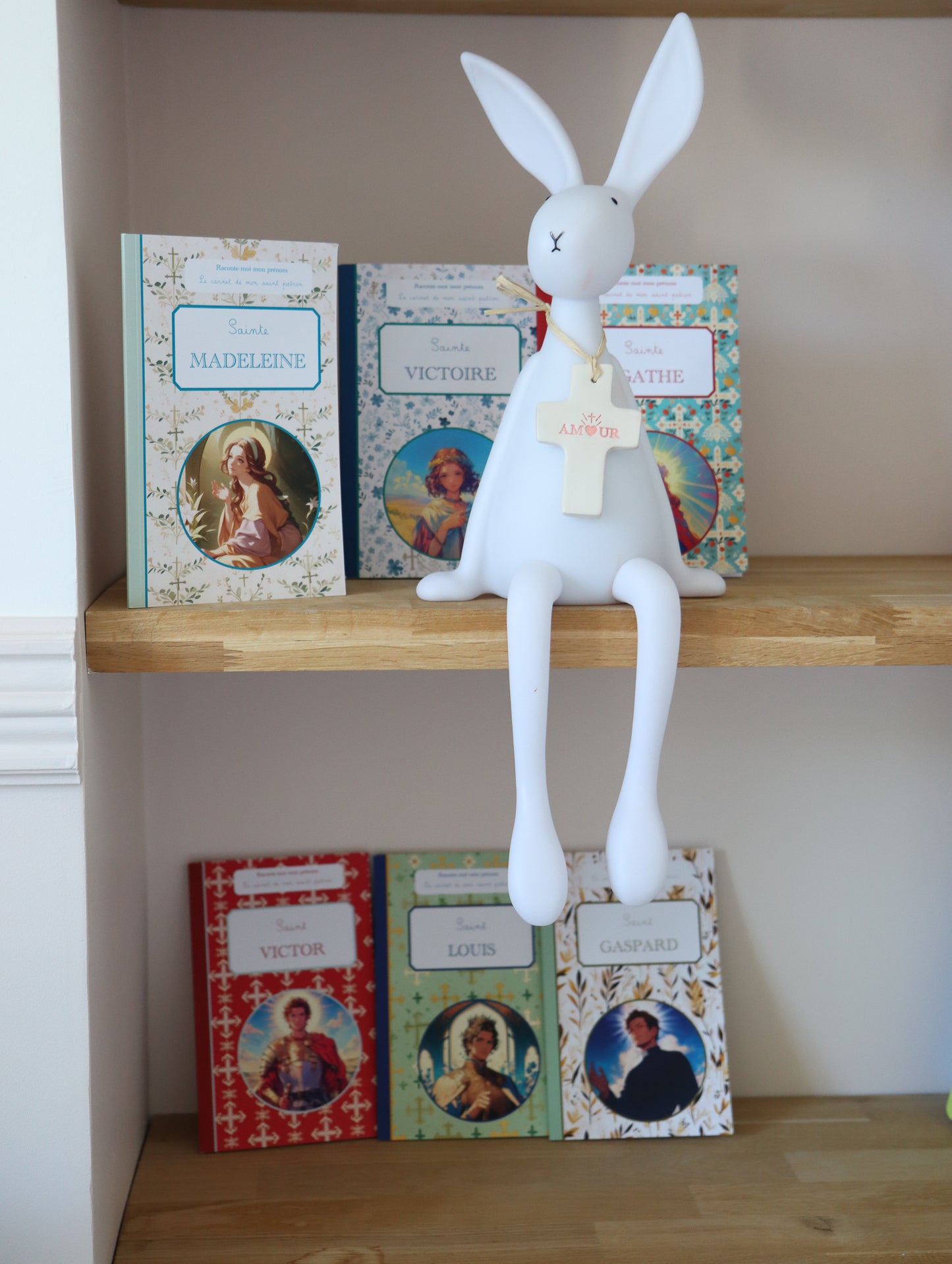 Plusieurs carnets de Saint Patron personnalisés – création artisanale - Raconte-moi mon prénom