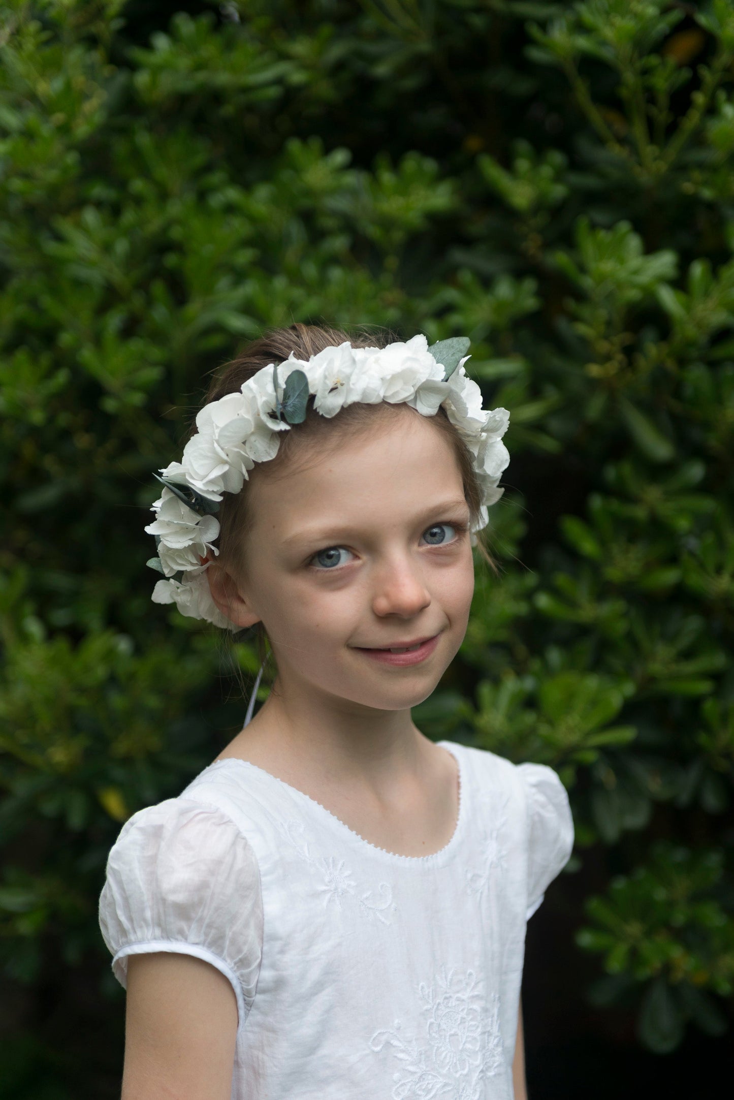 Couronne Cérémonie en fleurs éternelles