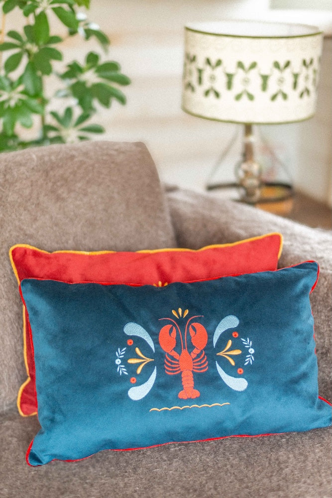Coussin brodé