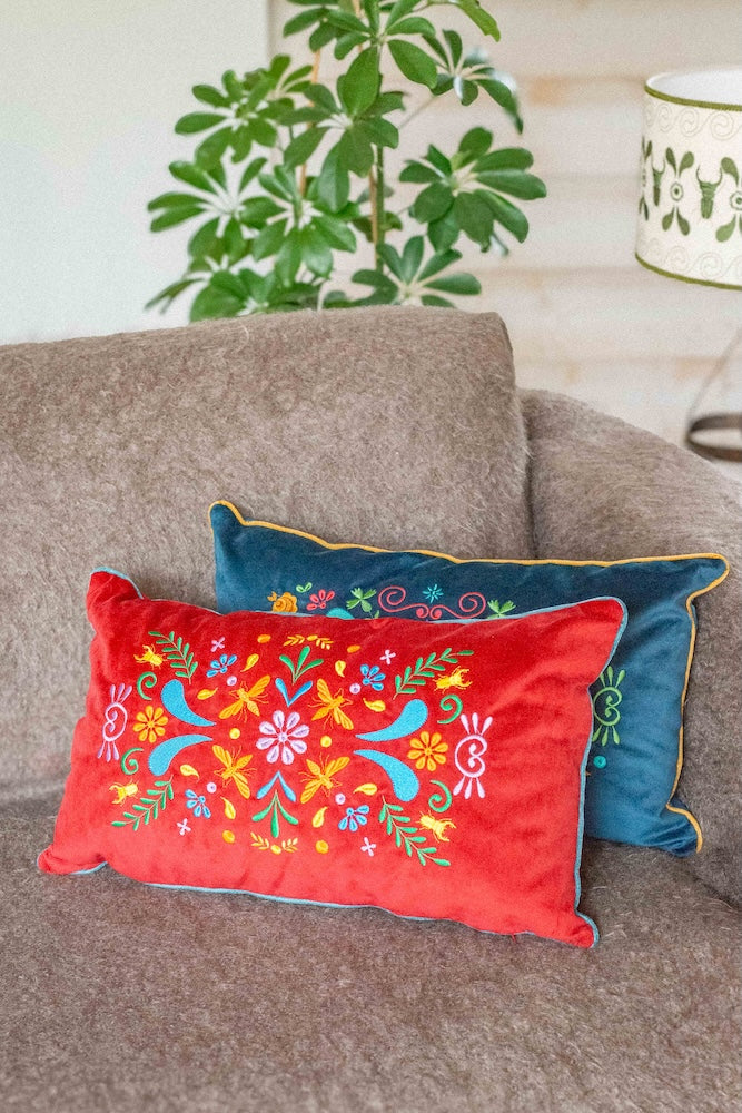 Coussin brodé