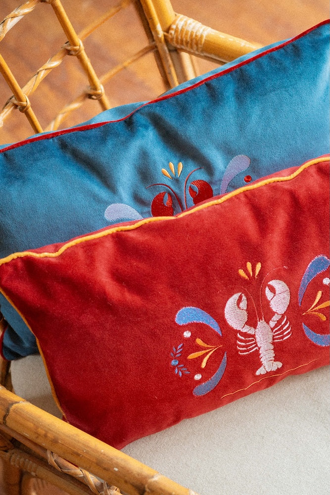 Coussin brodé