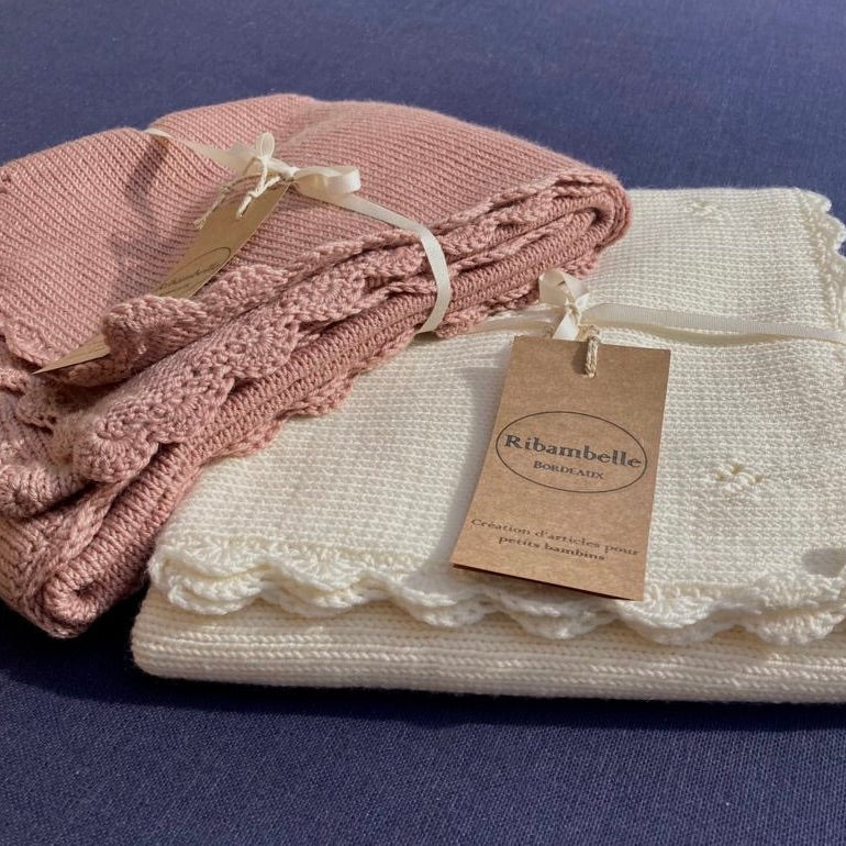 Couverture de bébé en laine mérinos