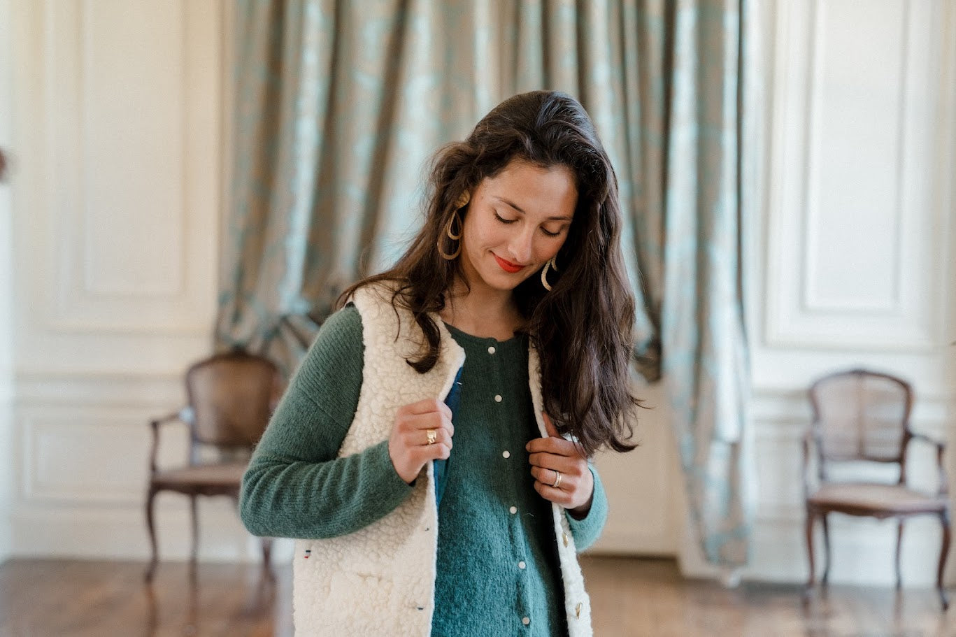 Veste Gasperich 100% Laine et Tartan