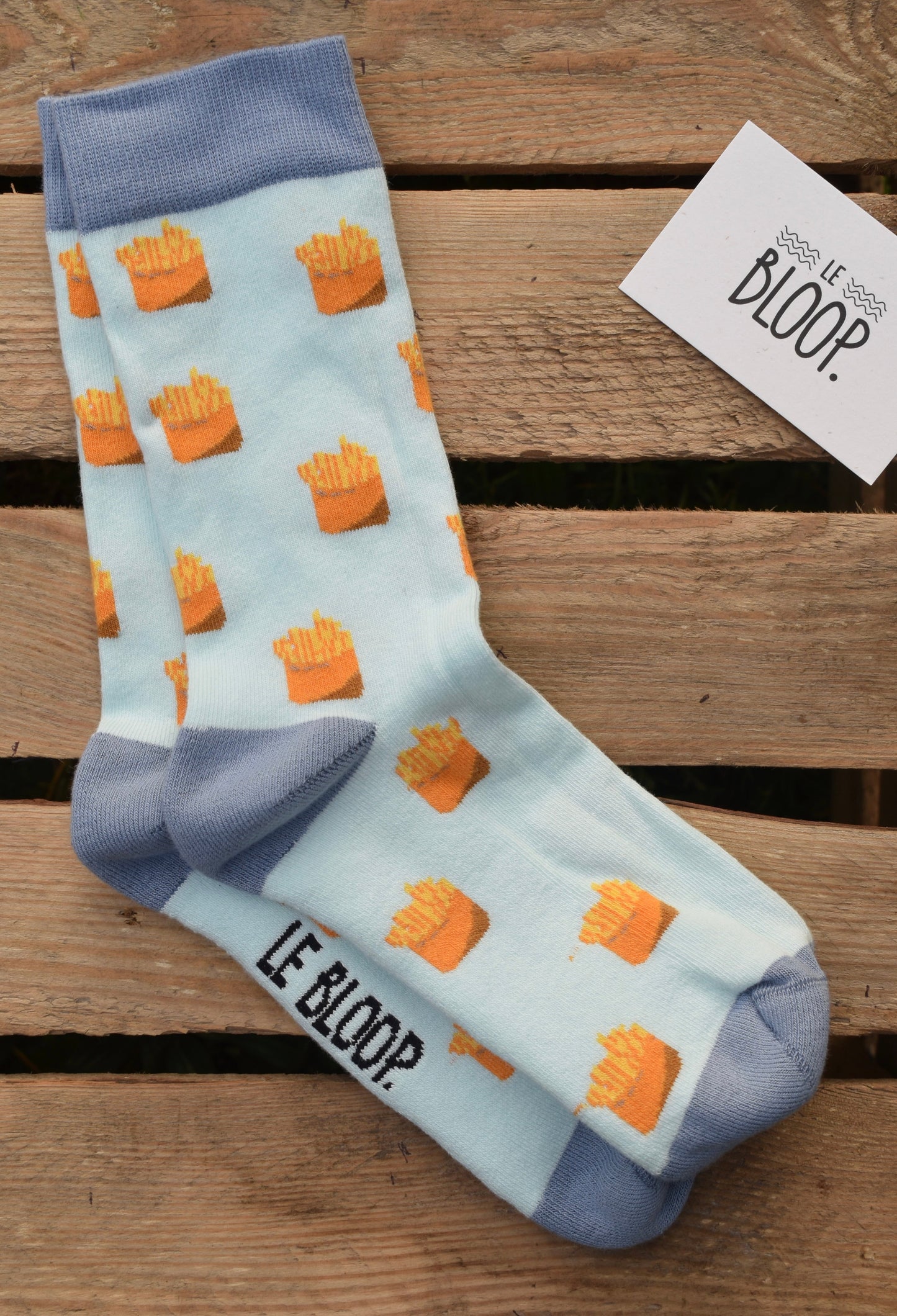Chaussettes à motifs frites