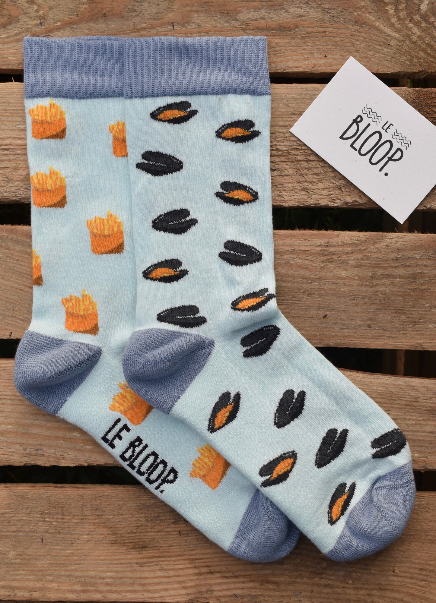 Chaussettes à motifs moules/frites