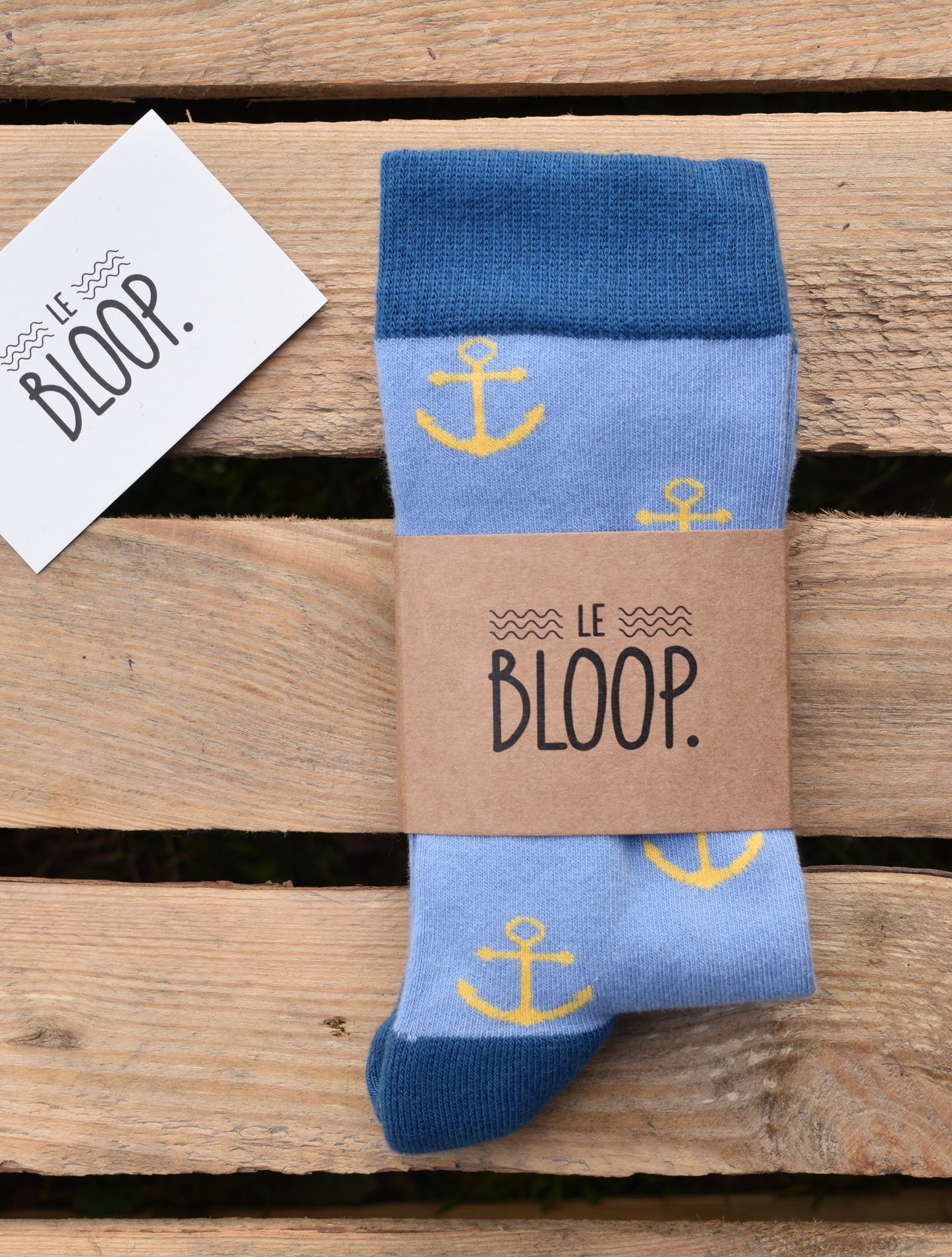 Chaussettes à motifs ancres