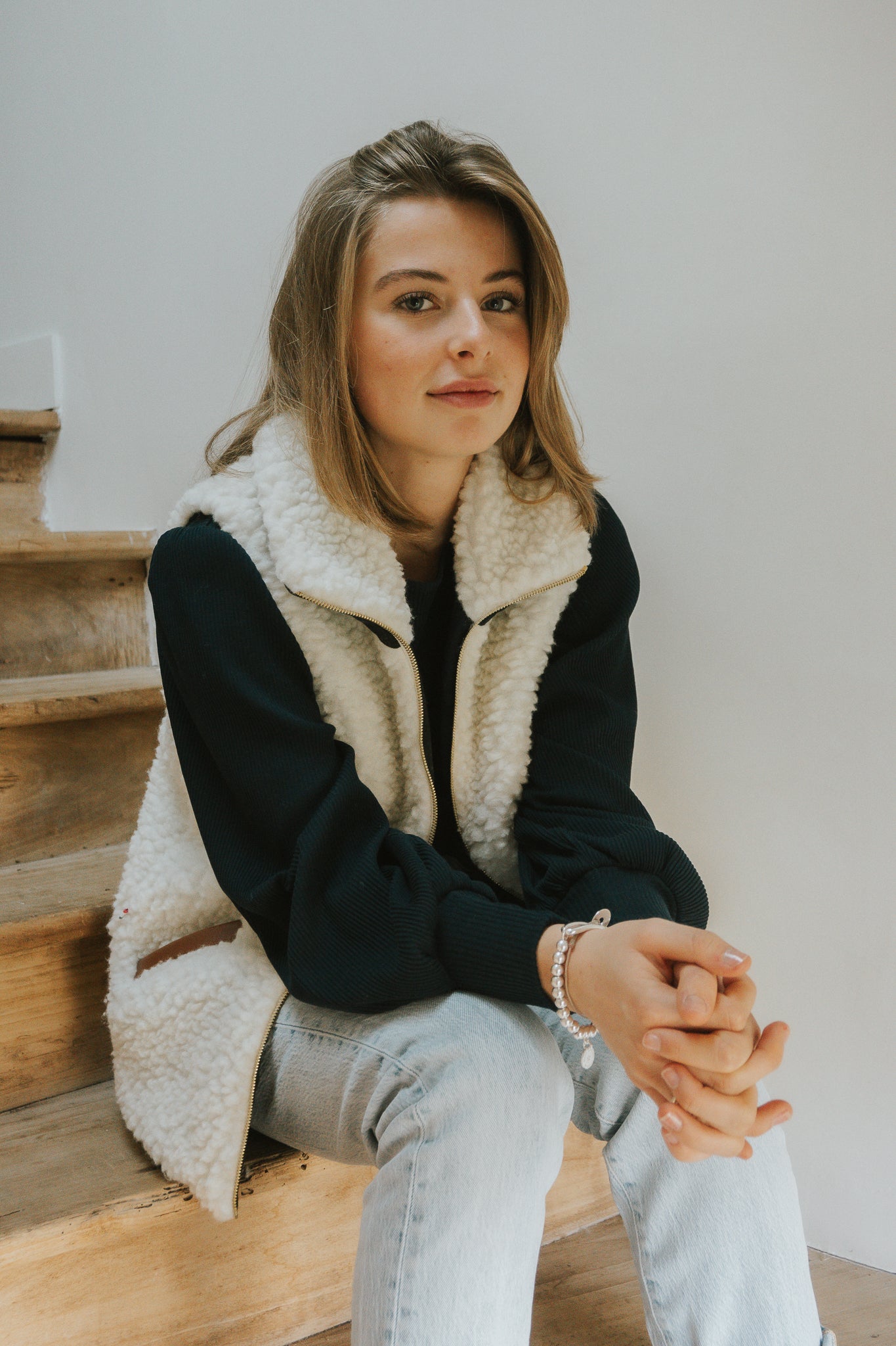 Veste Belair 100% Laine de mouton et Tartan
