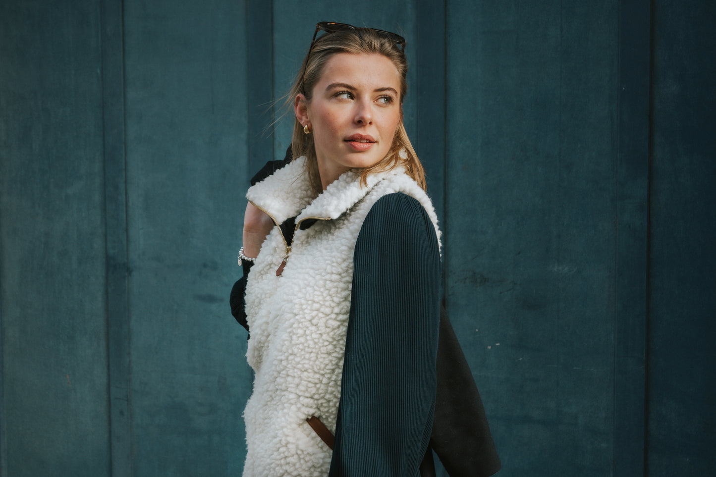 Veste Belair 100% Laine de mouton et Tartan