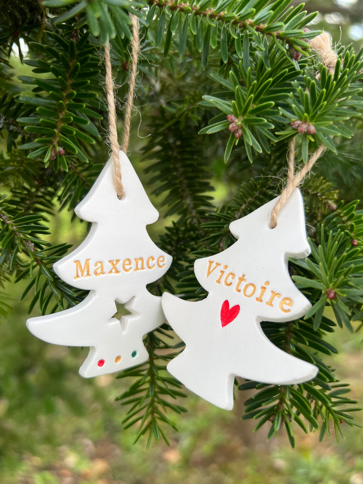 Sapin en argile personnalisable