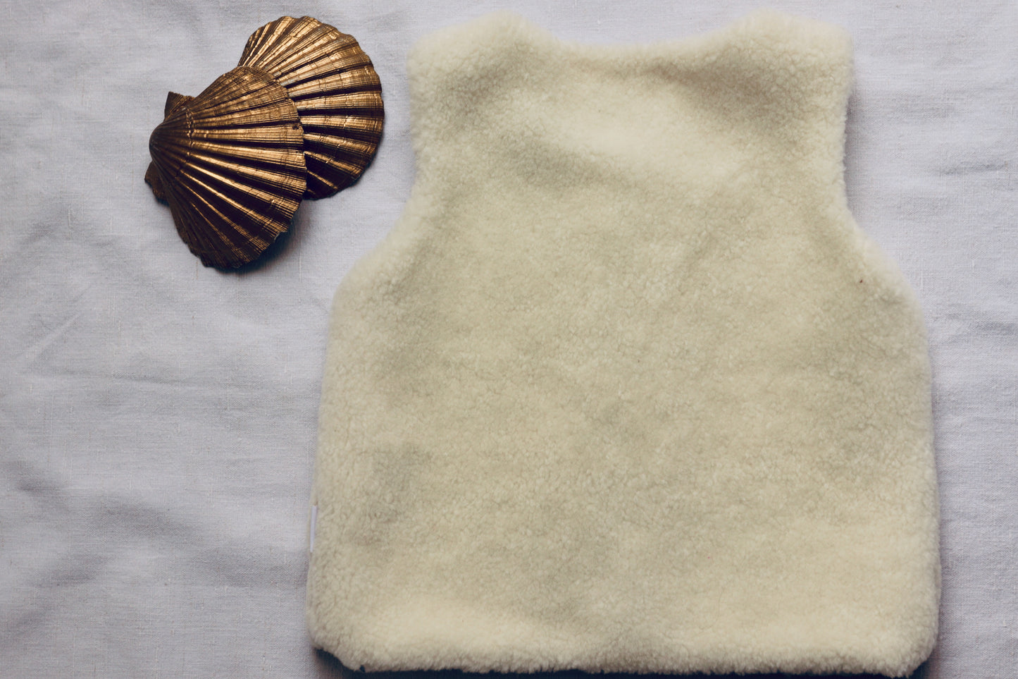 Gilet berger enfant blanc