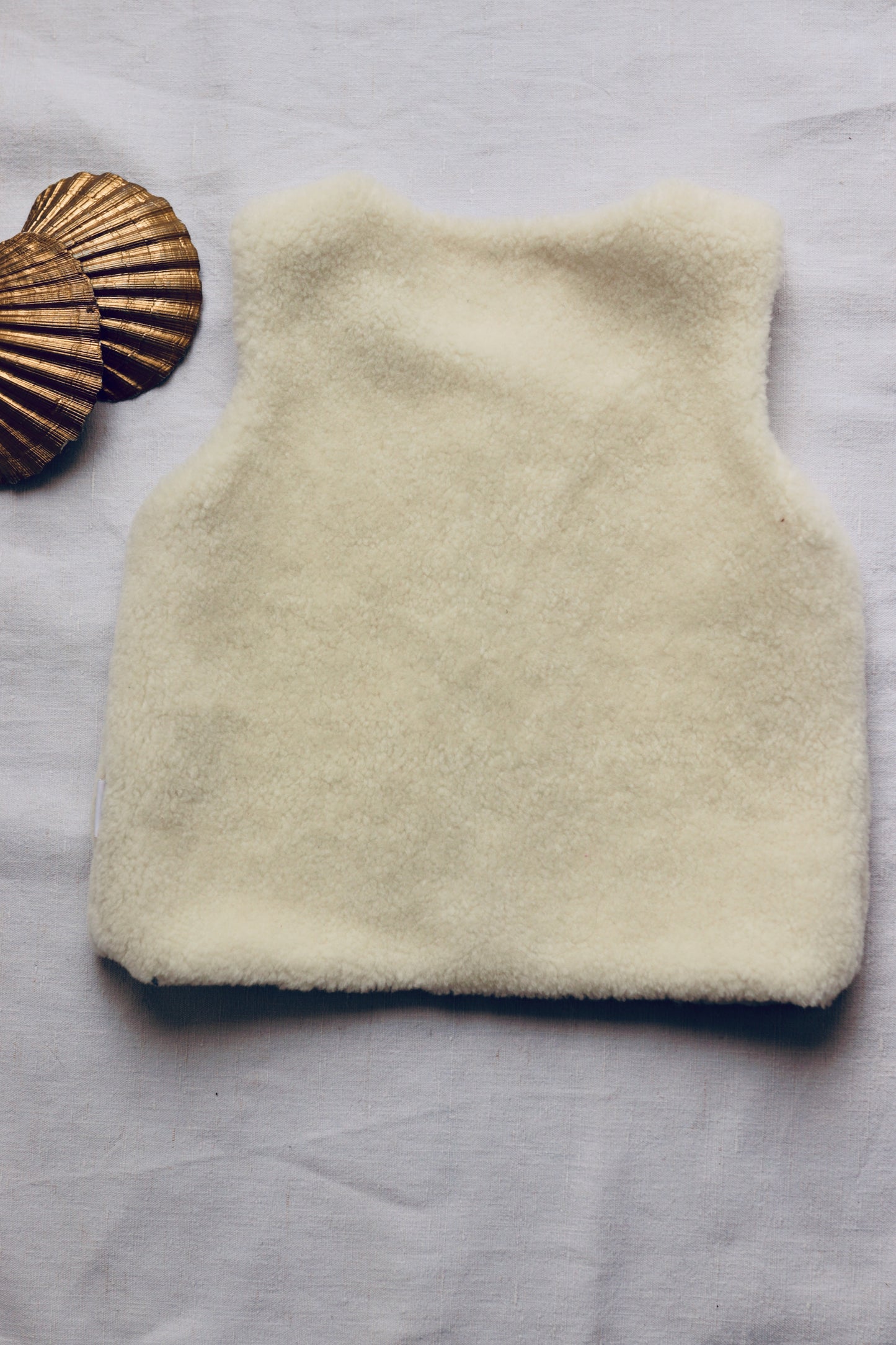 Gilet berger enfant blanc