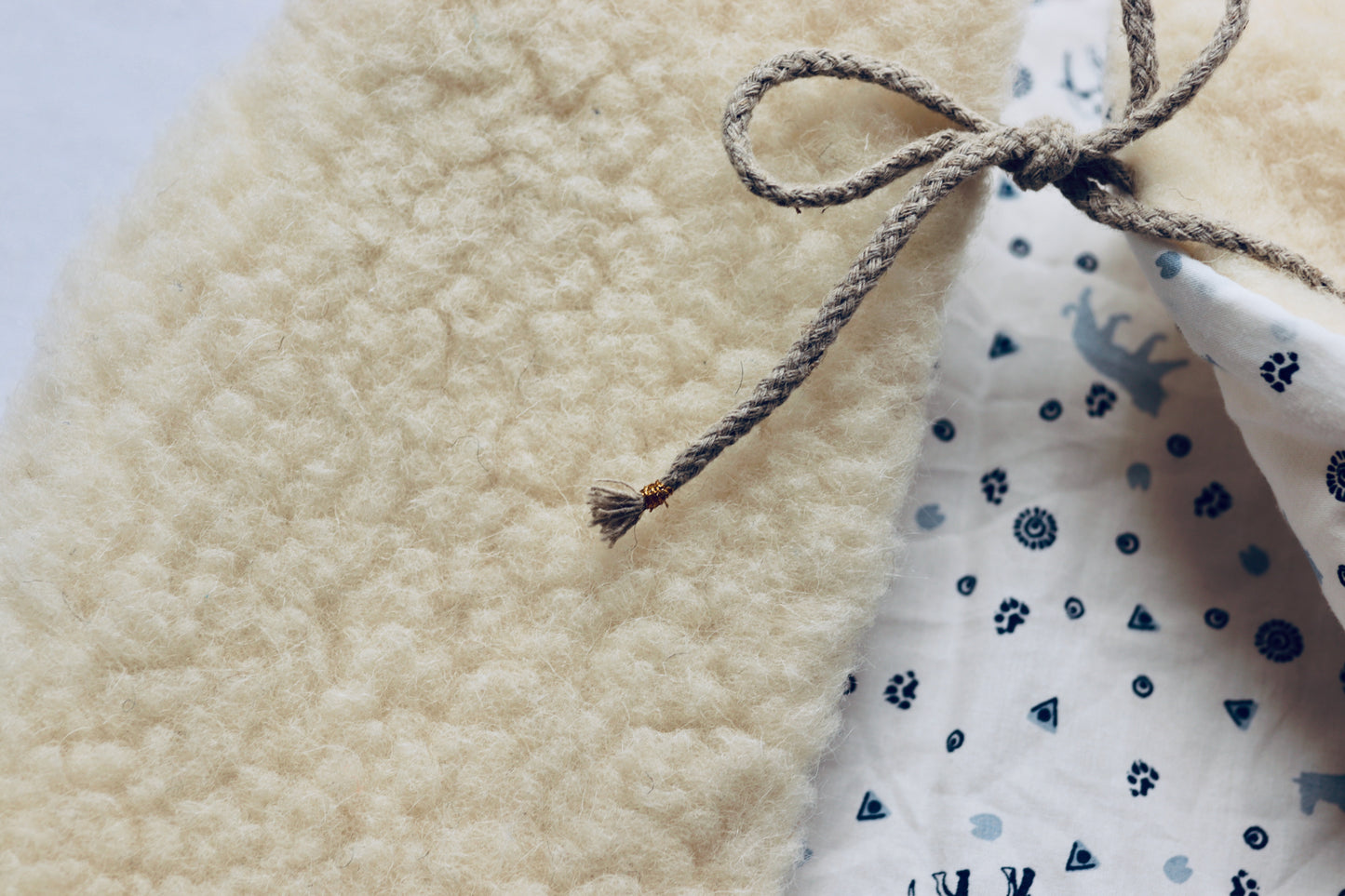 Gilet berger enfant blanc