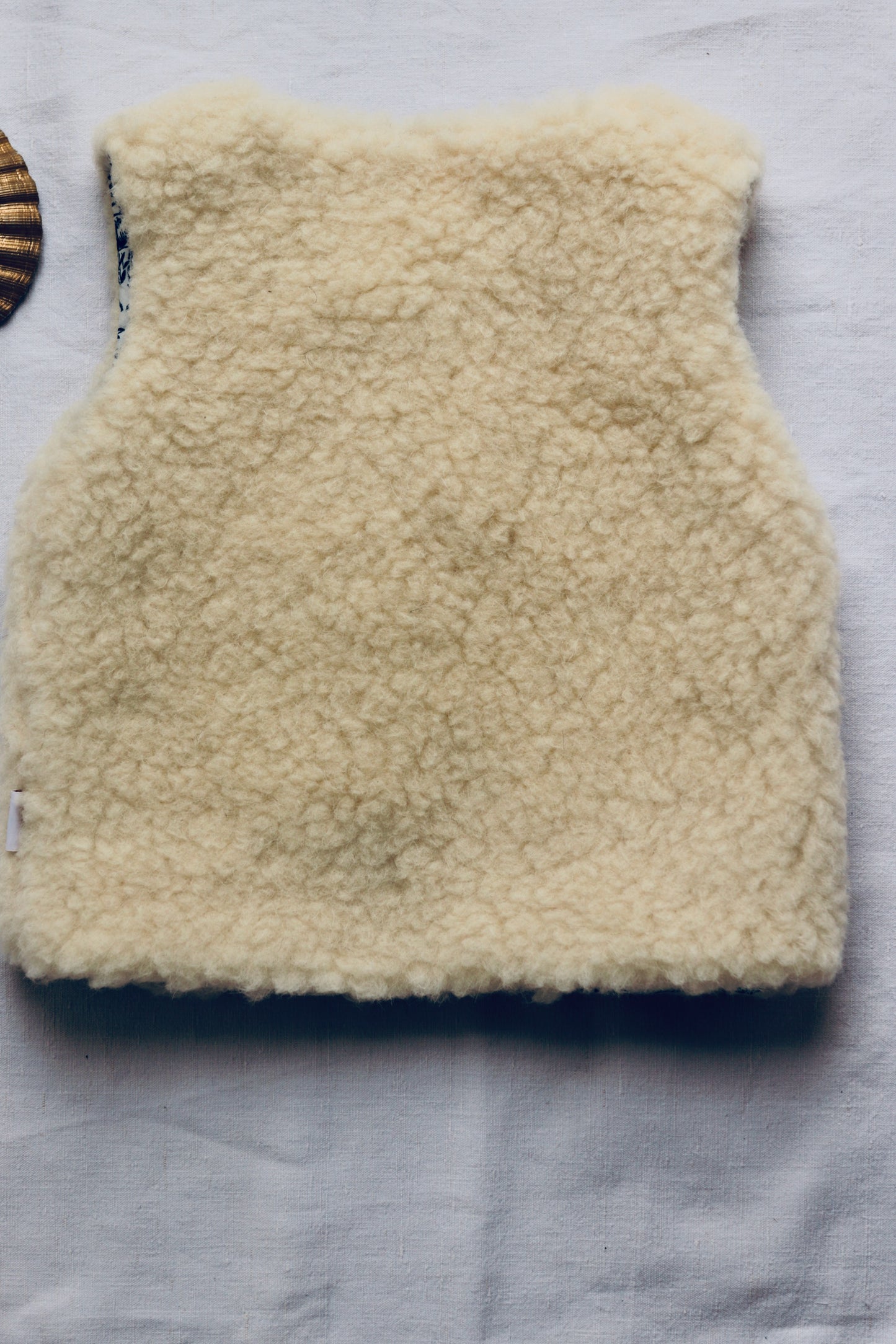 Gilet berger enfant blanc