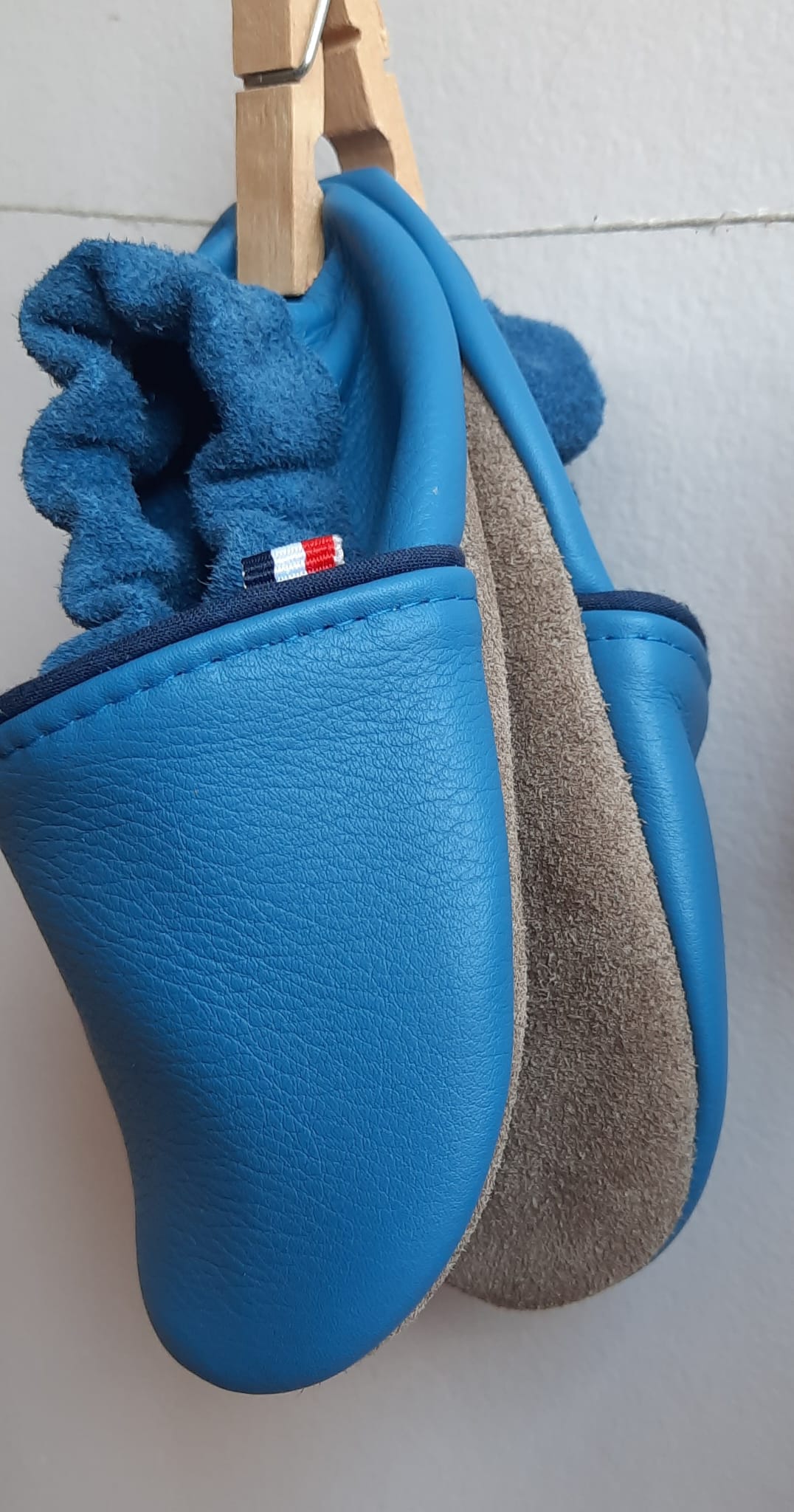 Chaussons souples en cuir classique - 16 au 35