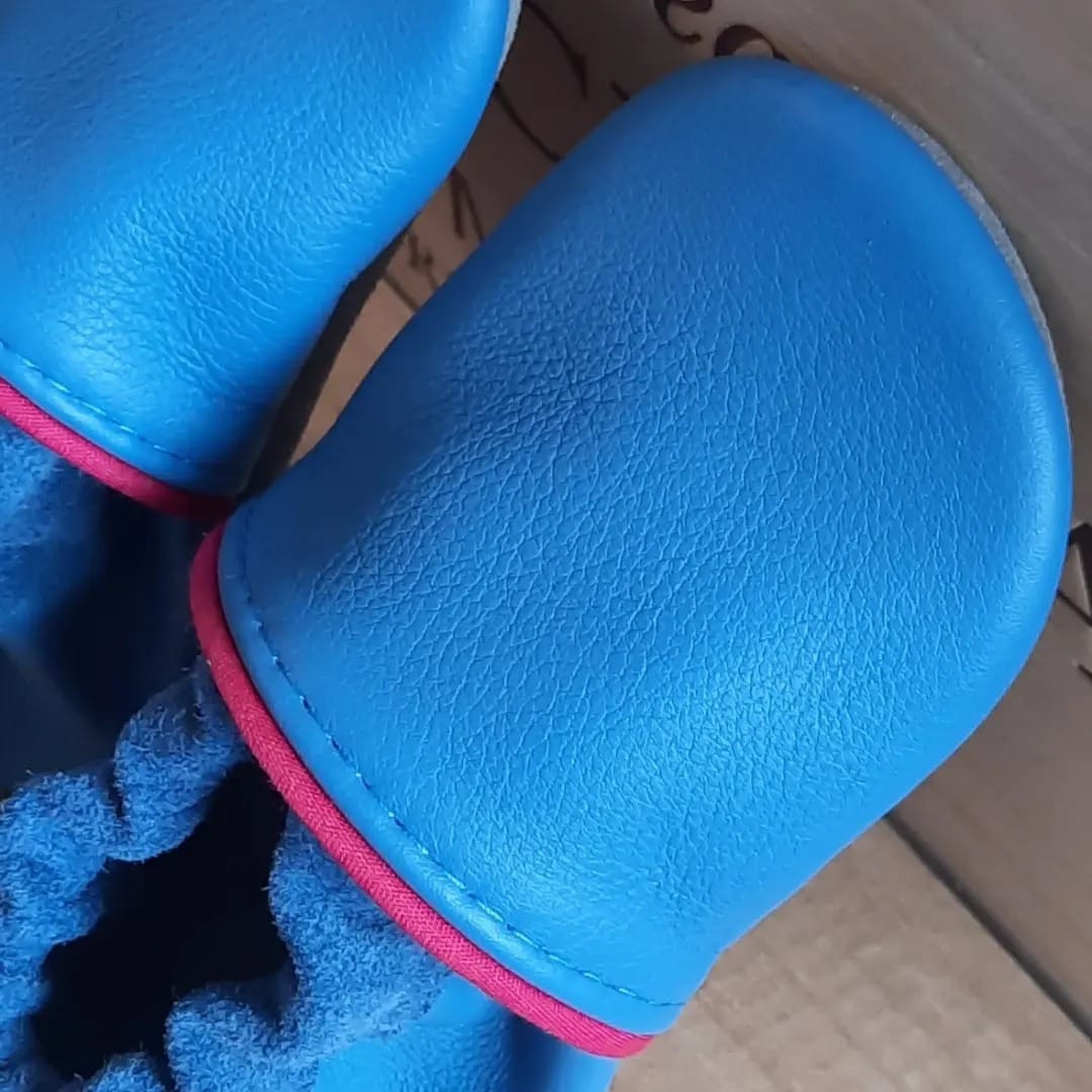 Chaussons souples en cuir classique - 16 au 35