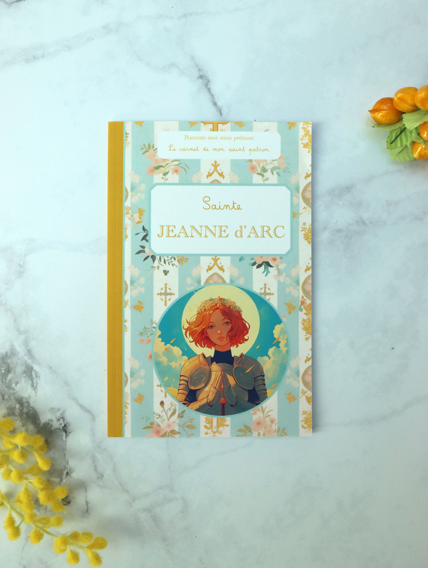 Carnet de Saint Patron personnalisé – création artisanale - Raconte-moi mon prénom