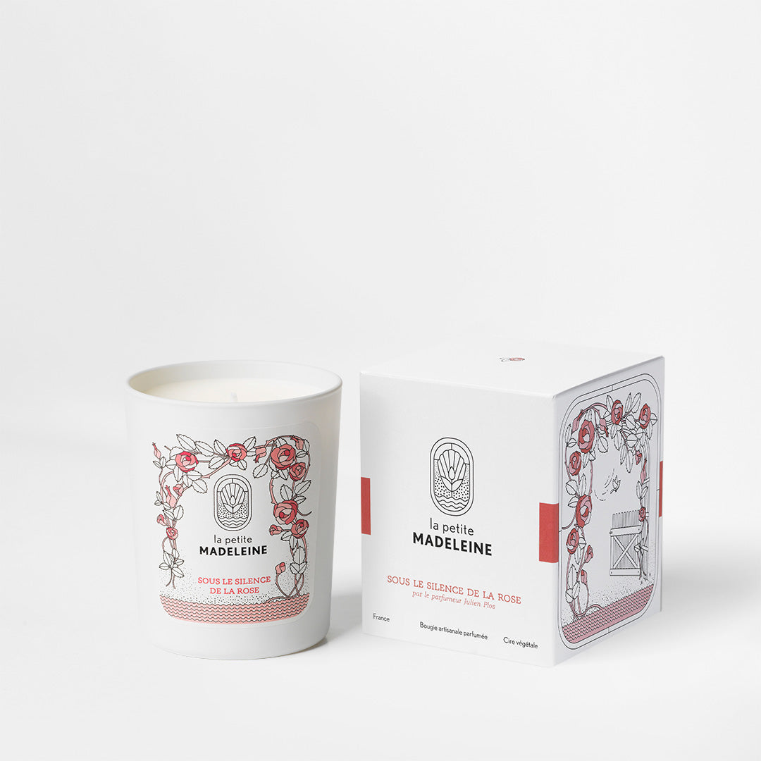 Sous le silence de la Rose - Bougie parfumée