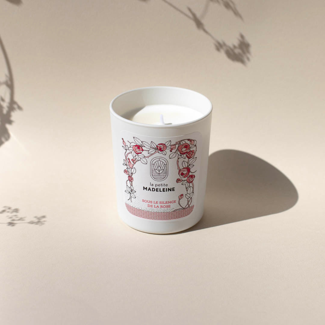 Sous le silence de la Rose - Bougie parfumée