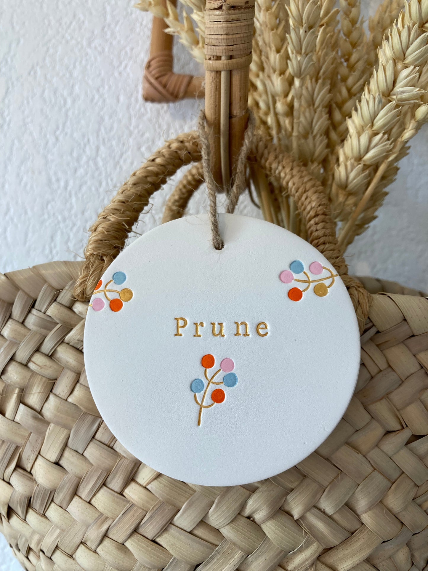 Médaillon prénom + motif