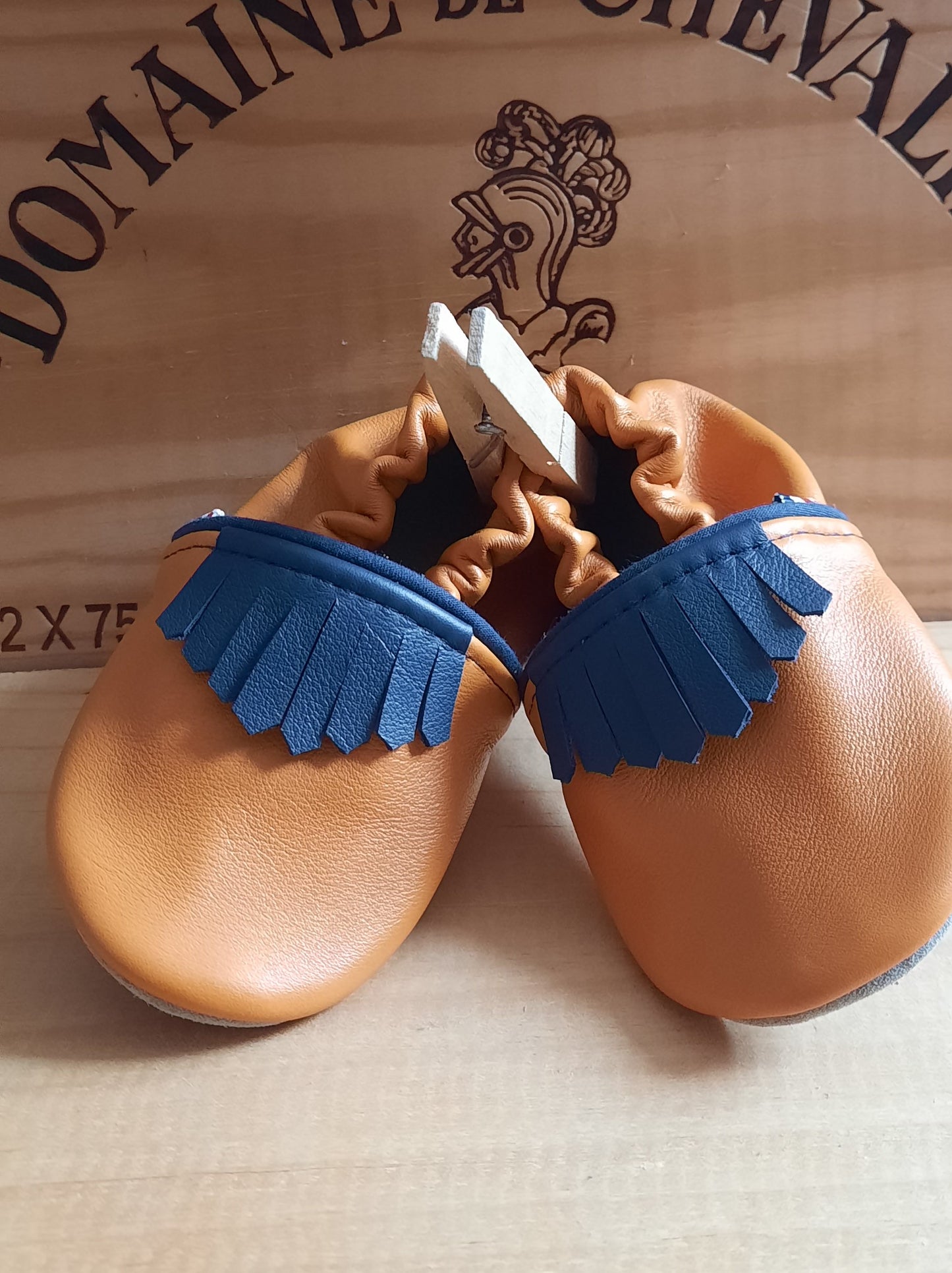 Chaussons souples en cuir golf - 16 au 35
