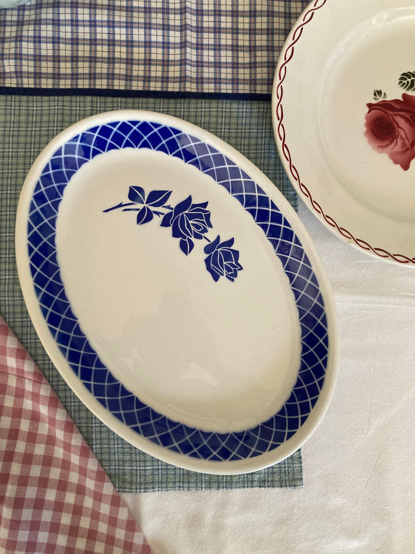 Rose Bleue - Plat de Service
