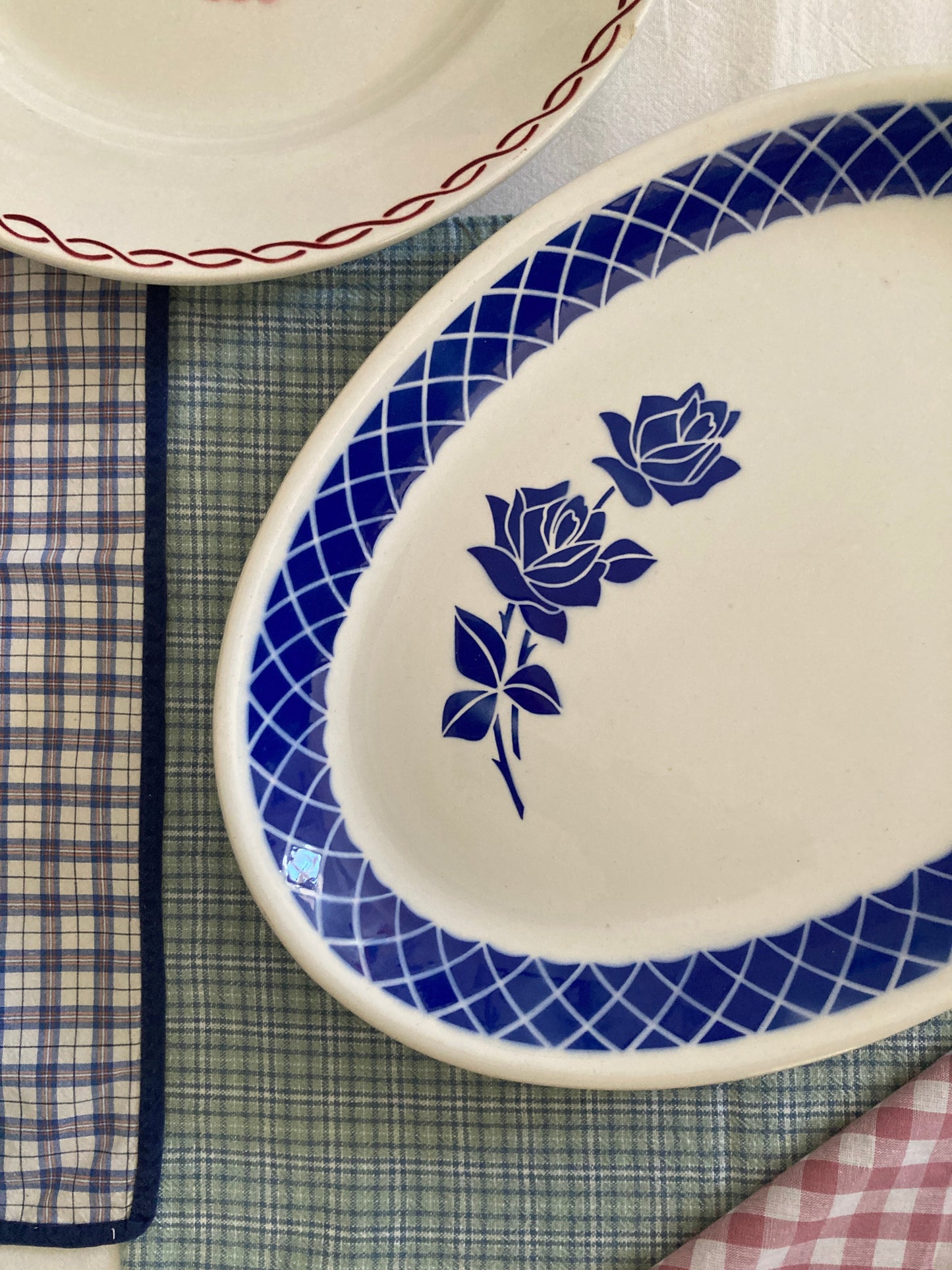 Rose Bleue - Plat de Service