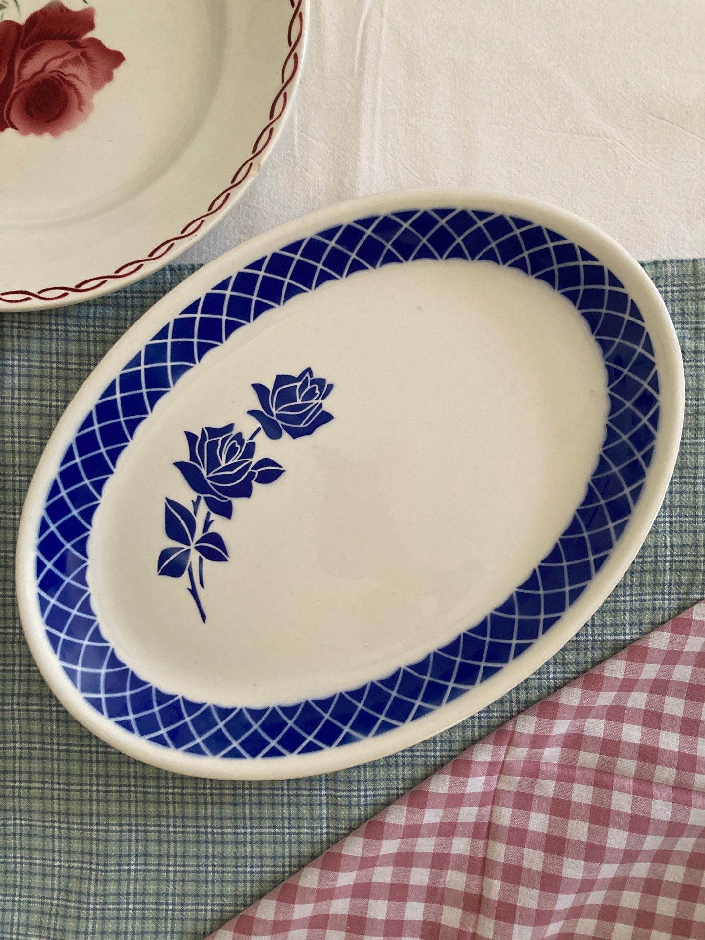 Rose Bleue - Plat de Service