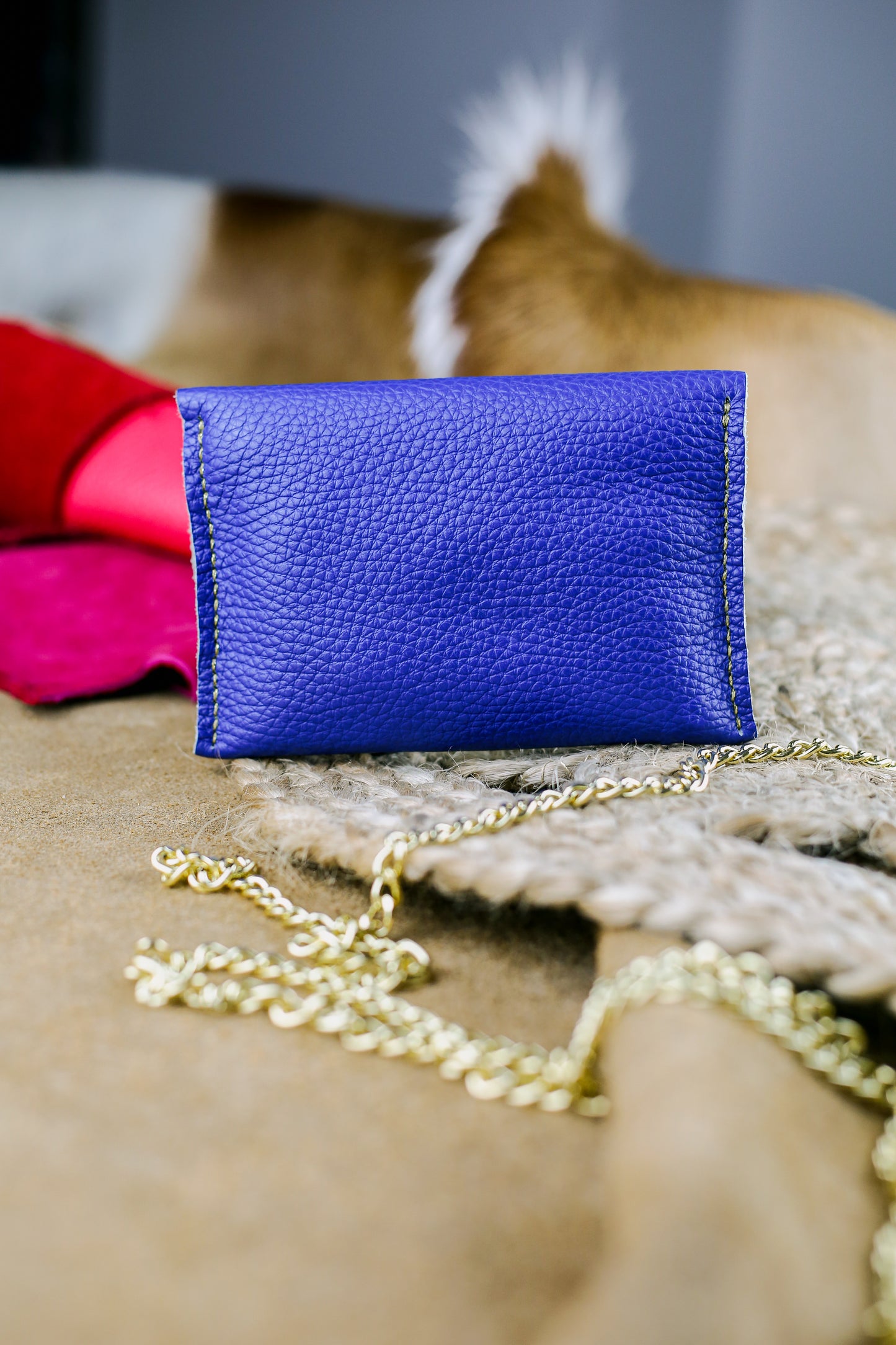 Portefeuille - Bleu Cobalt