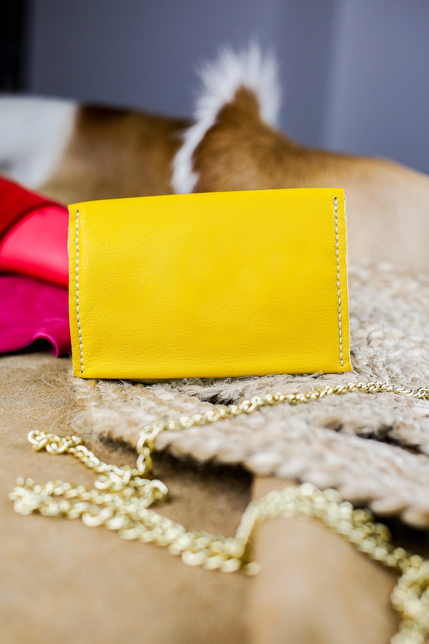 Portefeuille - Jaune Souple