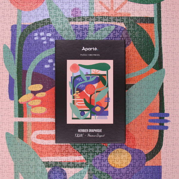Puzzle 1000 pièces - Herbier Graphique