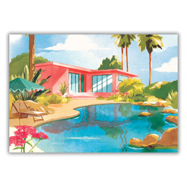 Puzzle 1000 pièces - The Palm Springs oasis