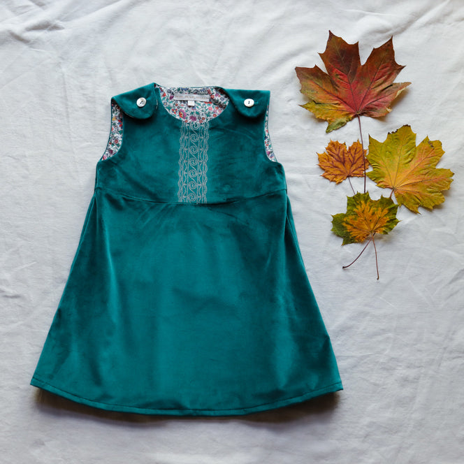 Robe Natice en velours canard