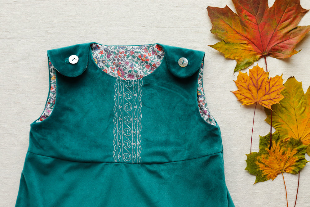 Robe Natice en velours canard