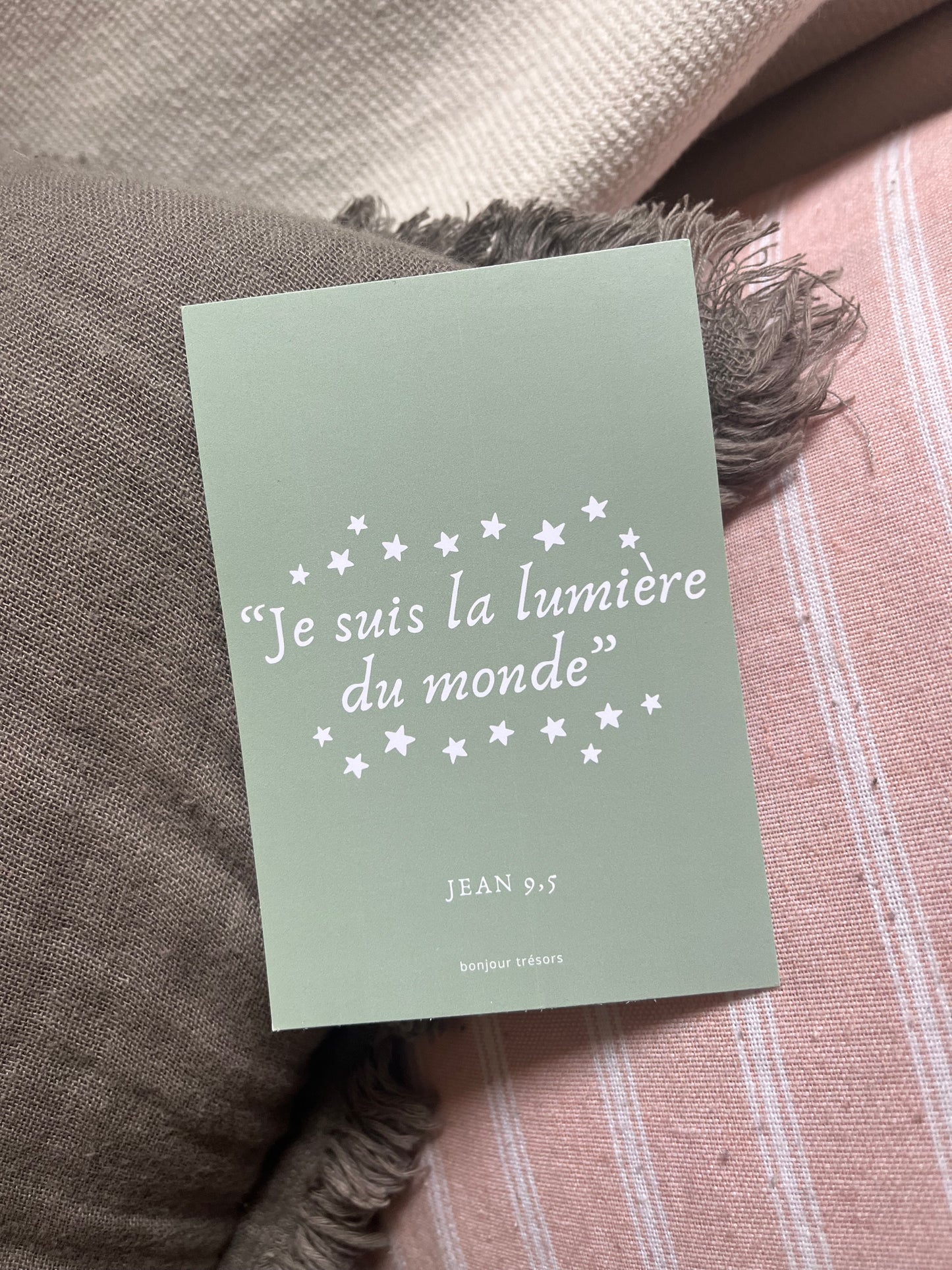 Signet "Je suis la lumière du monde"