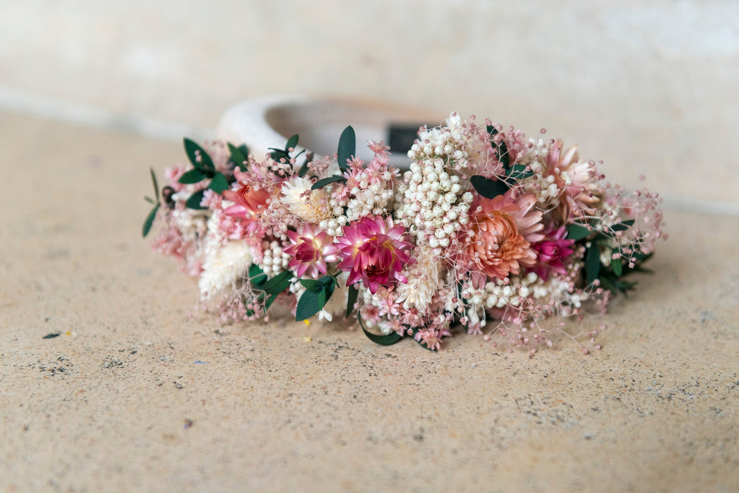 Serre-tête La romantique aux fleurs éternelles