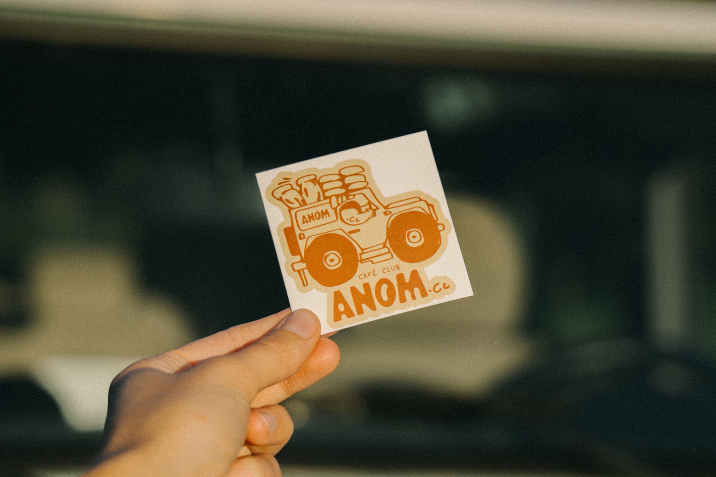 Sticker Anom Café