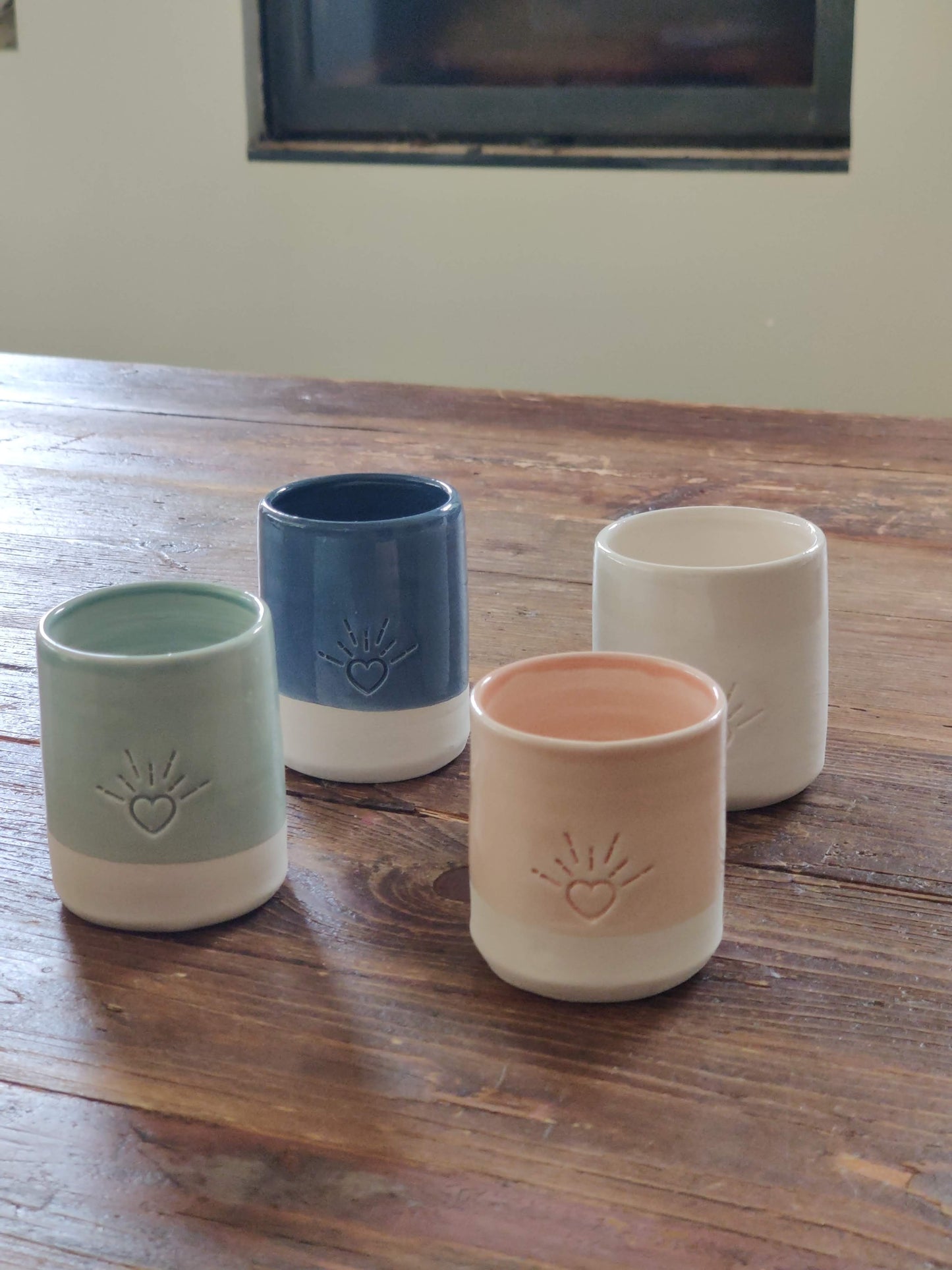 Tasse à café Coeur Rayonnant