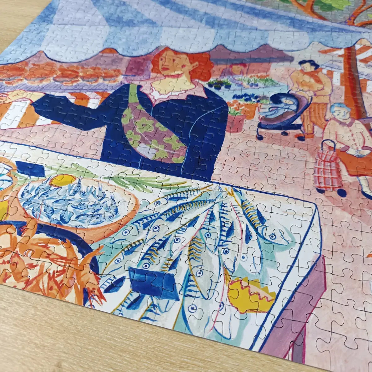 Puzzle 1000 pièces : Place du Marché