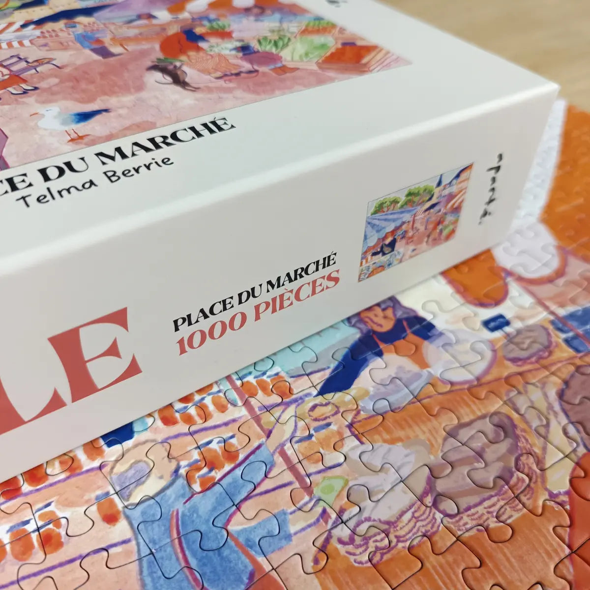 Puzzle 1000 pièces : Place du Marché